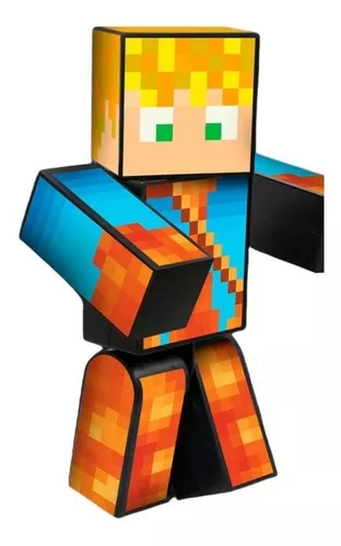 Boneco Athos Minecraft Streamers 35 Cm Jogo Lançamento 2023