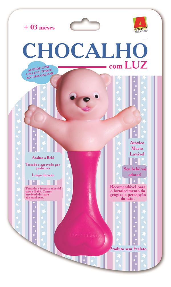 Chocalho Vinil com Luz