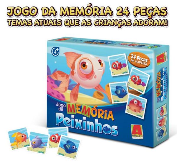 Jogo da Memória Peixinhos