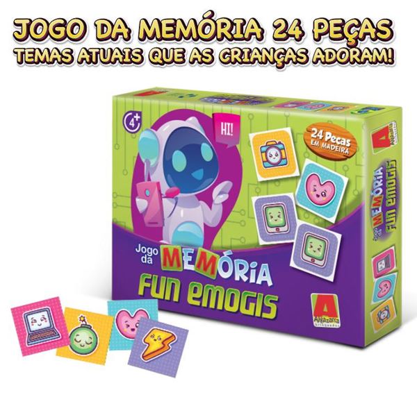 Jogo da Memória Fun Emojis