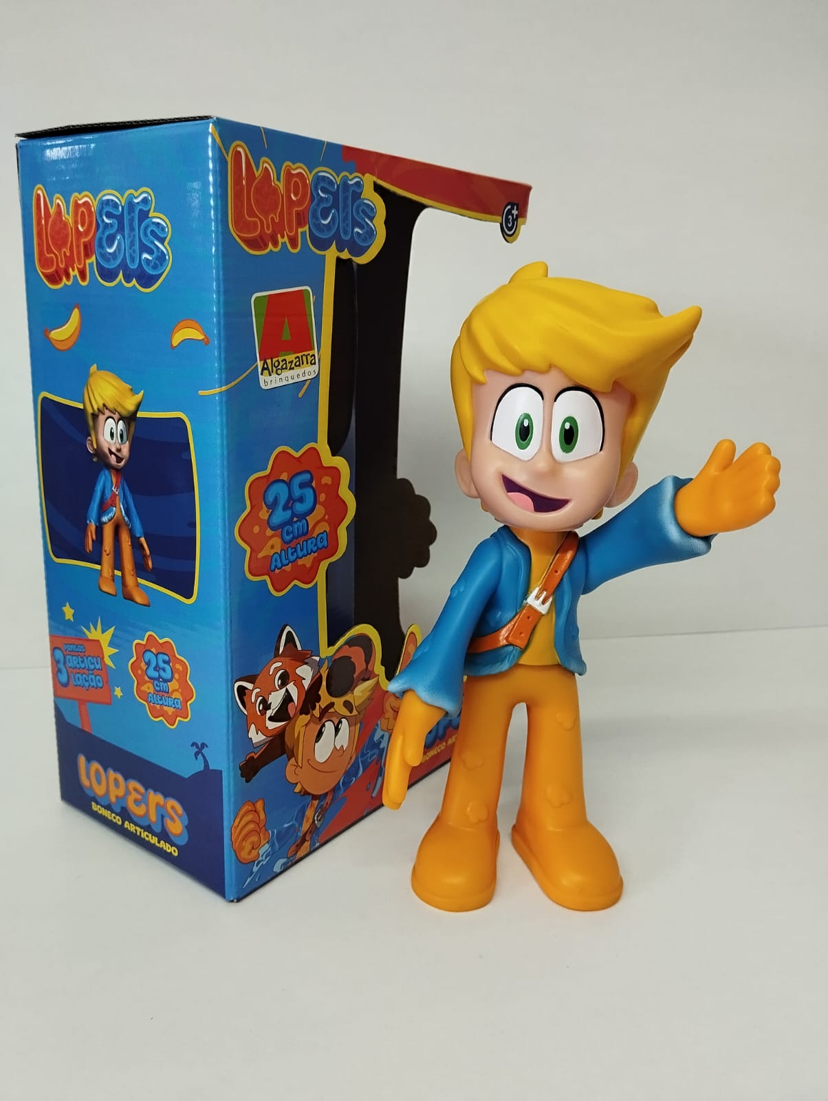 Boneco Vinil Articulado Lopers – Disponível em 25cm