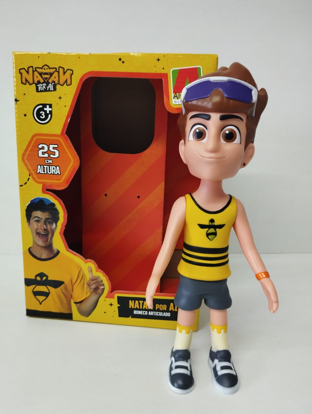 Boneco Vinil Articulado Natan Por Aí – Disponível em 25cm