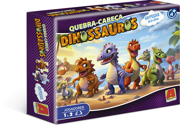 Quebra Cabeça Dinossauros