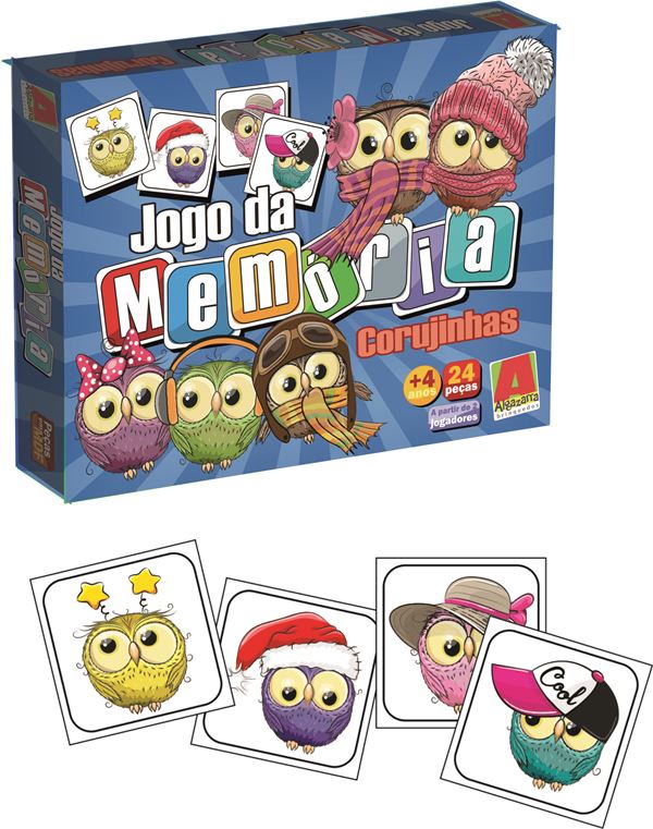 Jogo da Memória Corujinha