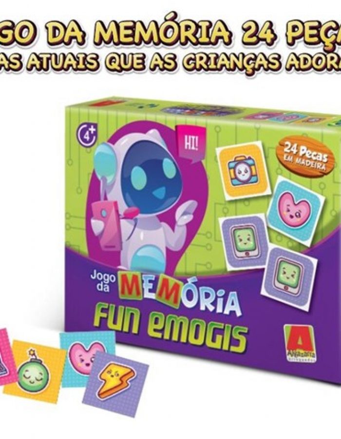 Jogo Da Memoria Fun Emojis – 3031177